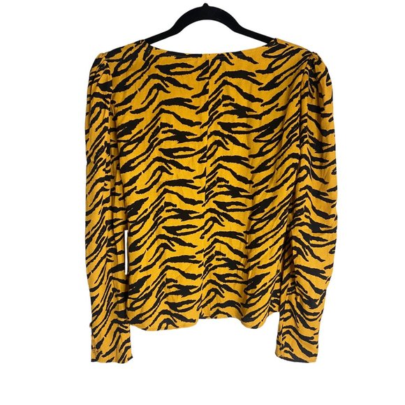NWT Reformation Notta Front Button Top, Tigress-sz Large - Picture 3 of 10